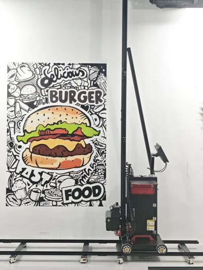 Restaurant wall graphics